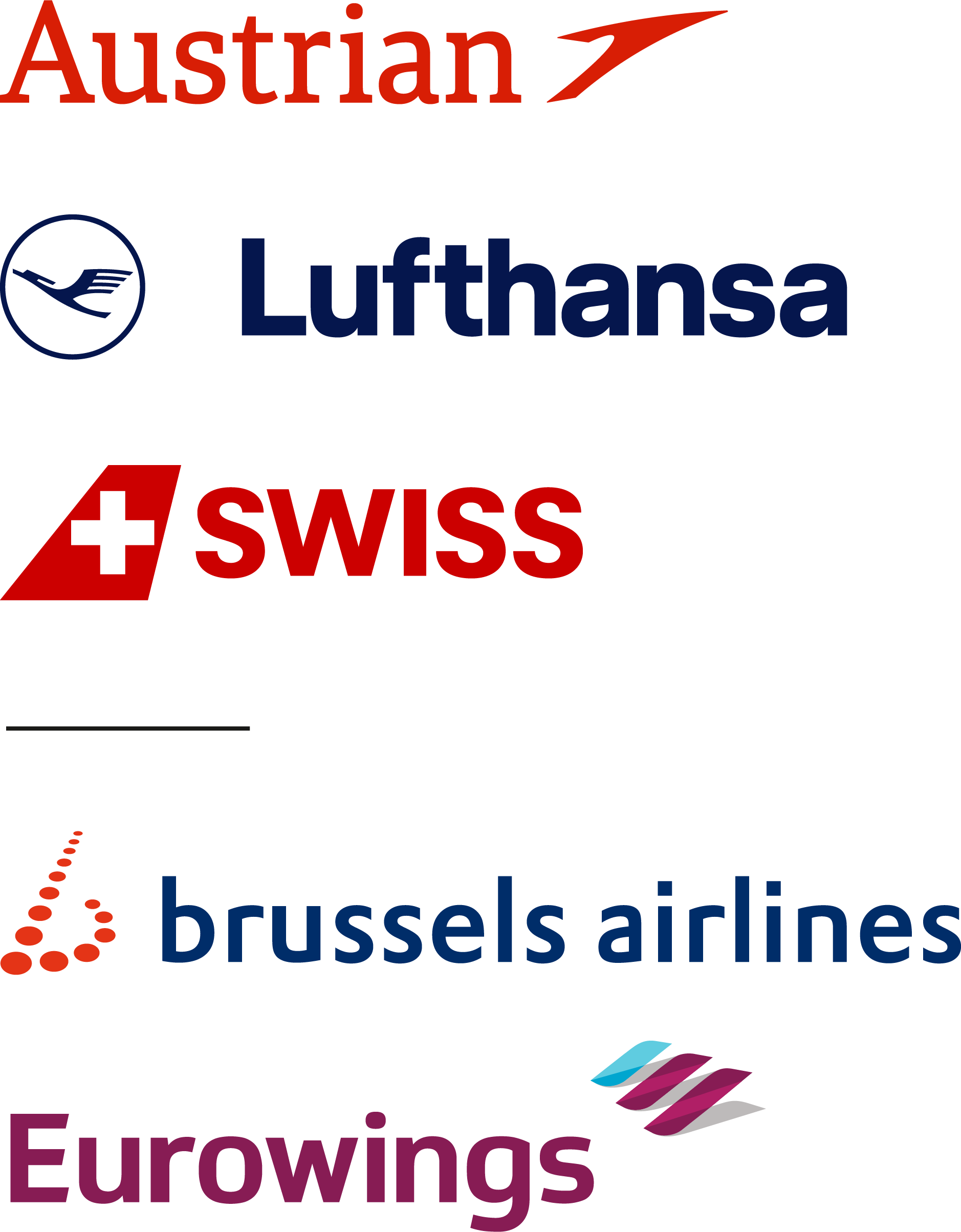 Lufthansa Group Partner Airlines