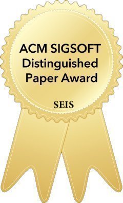 ACM SIGSOFT Distinguished Paper Award (SEIS Track)