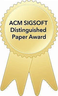 ACM SIGSOFT Distinguished Paper Award
